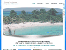 Tablet Screenshot of exoticadventurewellnessjourney.com